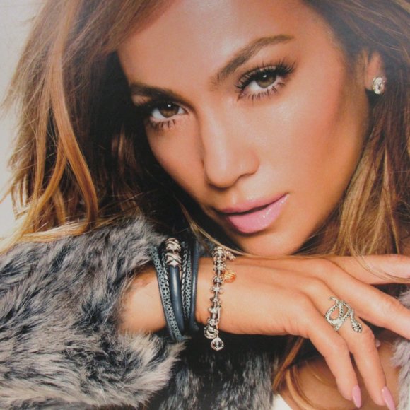 Endless 3 String Nude Leather Silver Clasp Bracelet By JLO 8.5 inch NEW A38 - Picture 2 of 2